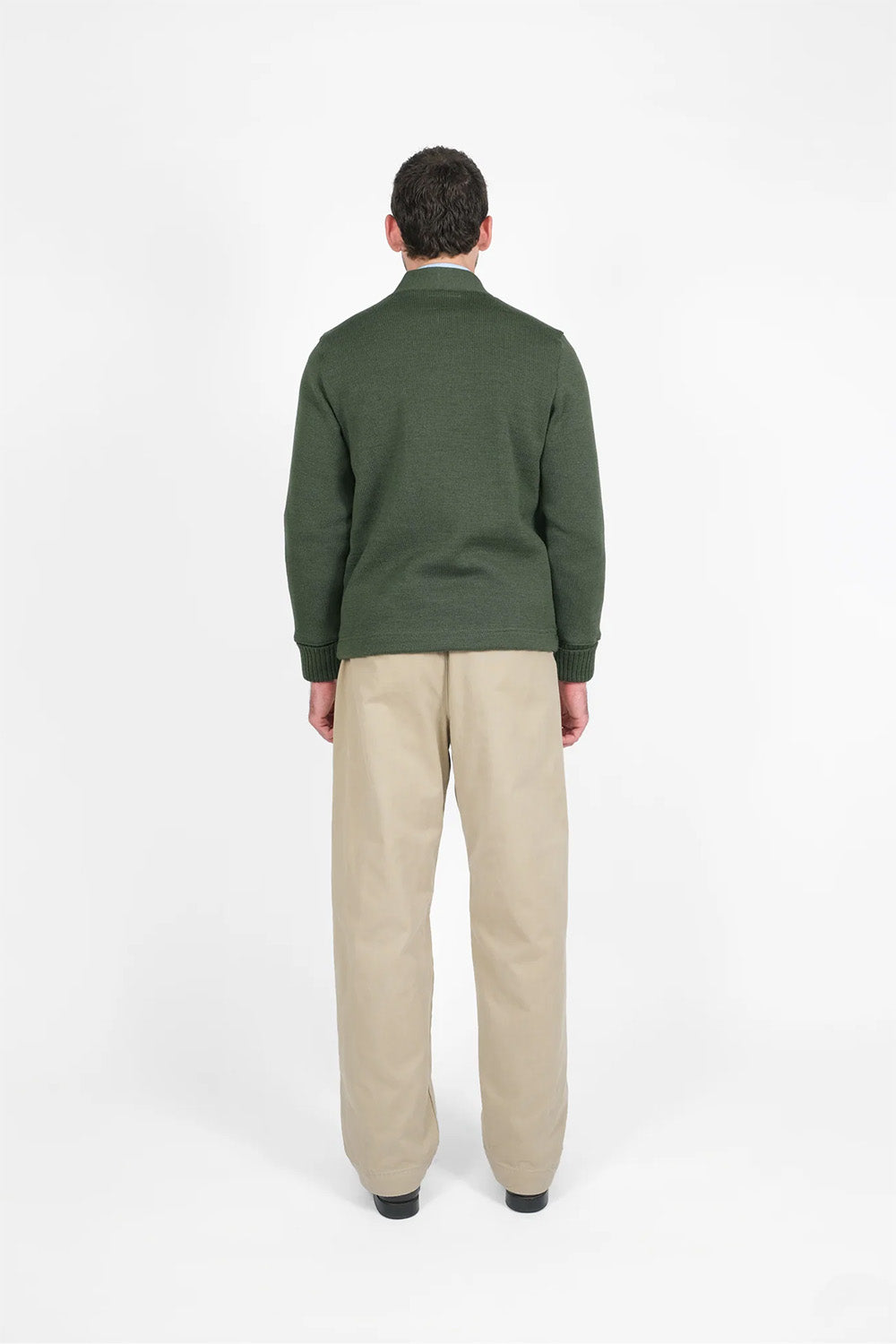 Dehen - Classic Cardigan - Spruce - Back