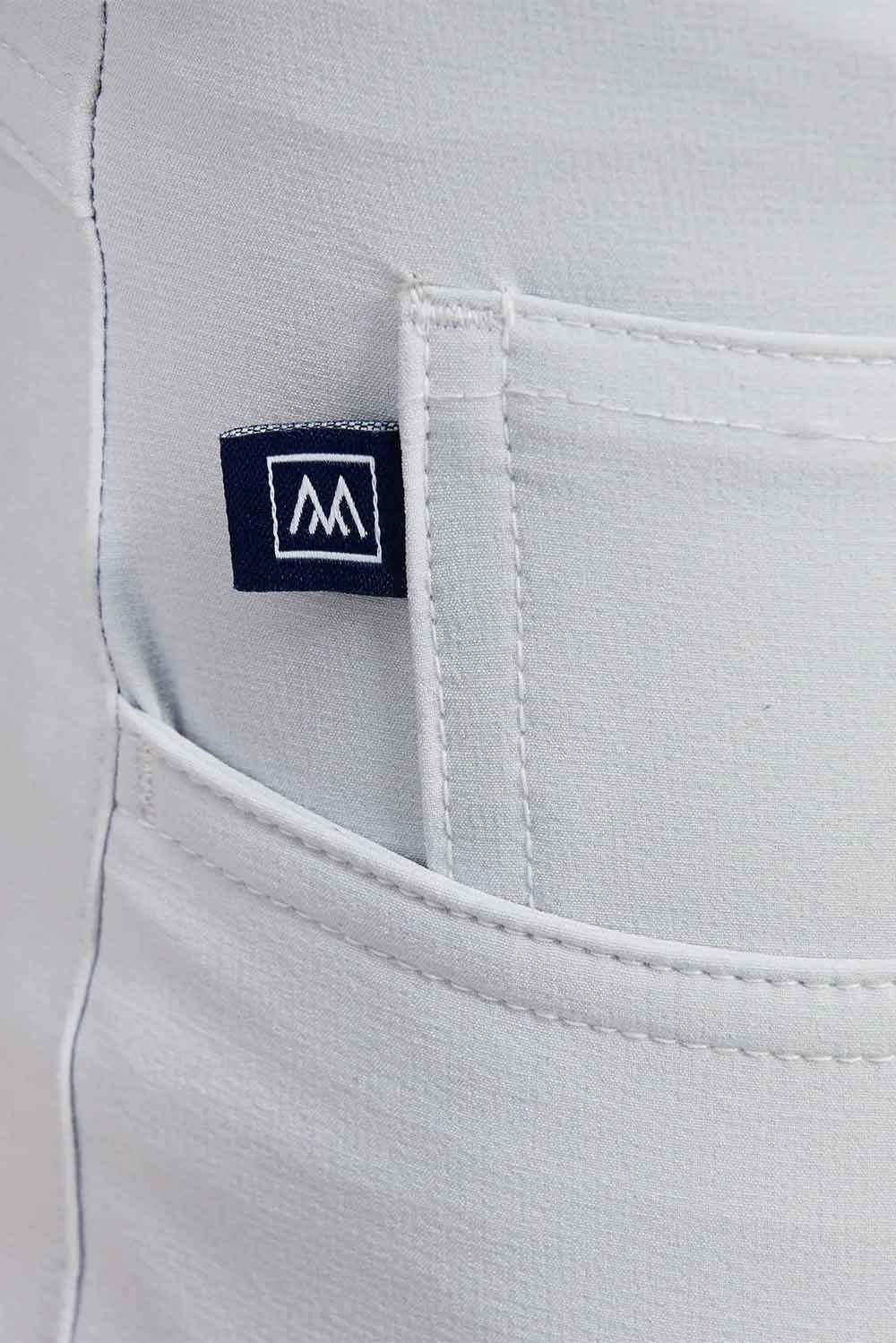 Mizzen + Main - Helmsman 5 Pocket Pant - Light Gray Solid - Pocket