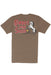 Sendero - Cowboy Pro Shop Tee - Light Brown - Flatlay Back