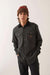 Brixton - Bowery Builders Ranch Performance Flannel - Black - Model Front