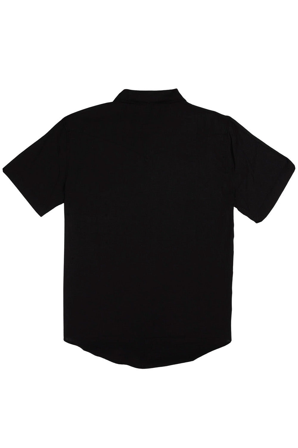 sendero wyatt pearl snap ss black back
