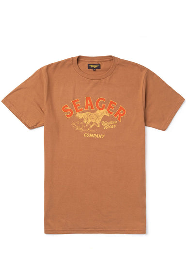Seager - Heritage Tee - Brown - Front