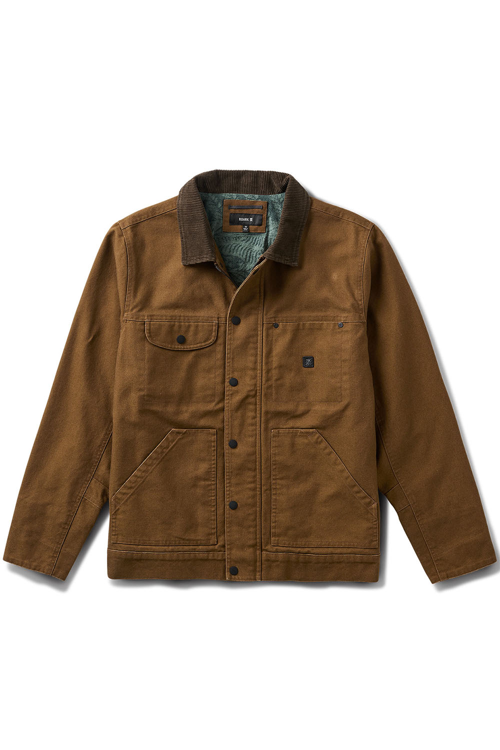 Roark - Open Roads Waxed Canvas Jacket - Otter - Flatlay