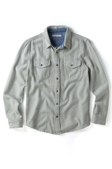 outerknown-blanket-shirt-heather-grey-flatlay