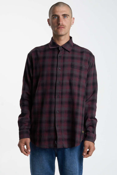 Thrills - Union Check LS - Wine - Front