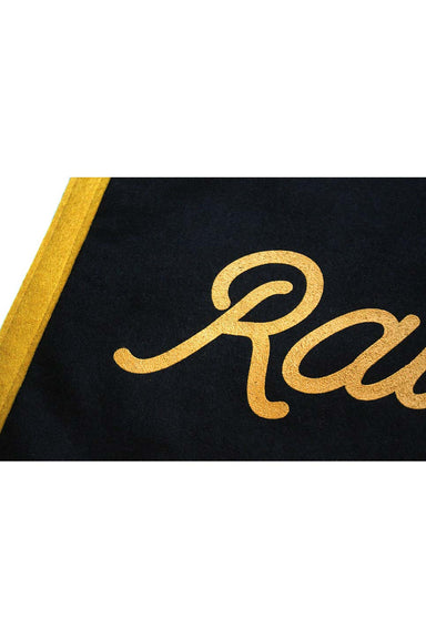 Oxford Pennant - Raise Hell Kid Camp Flag - Detail View