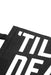Oxford Pennant - Till Death Wedding Pennant - Detail