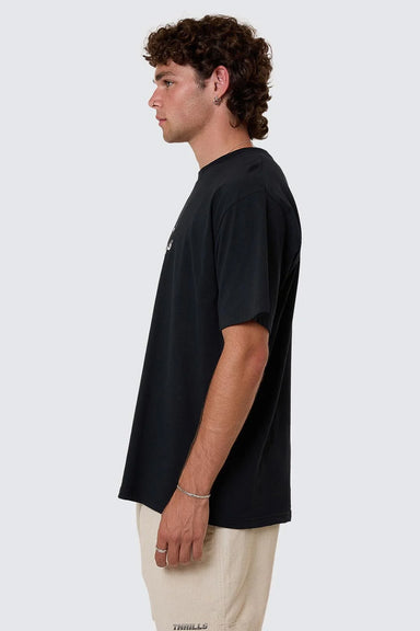 Thrills PARADISE BEFORE ANARCHY TEE Washed Black Side