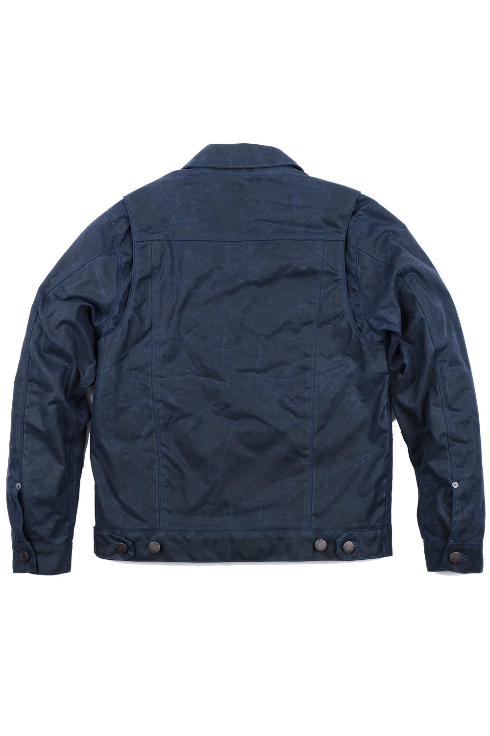 Freenote - Waxed Riders Jacket - Navy - Back