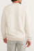 Marine Layer CORBET QUILTED CREWNECK Dark Oat Heather Back