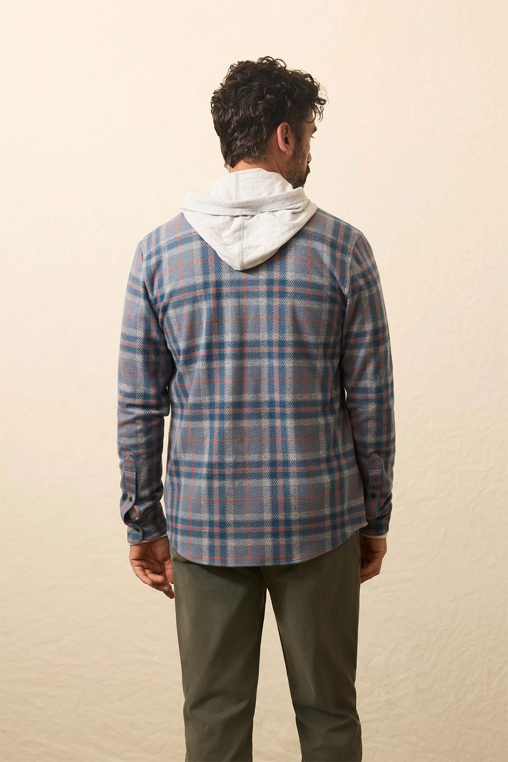 Faherty - Legend Sweater Shirt - Three Lakes Plaid - Back
