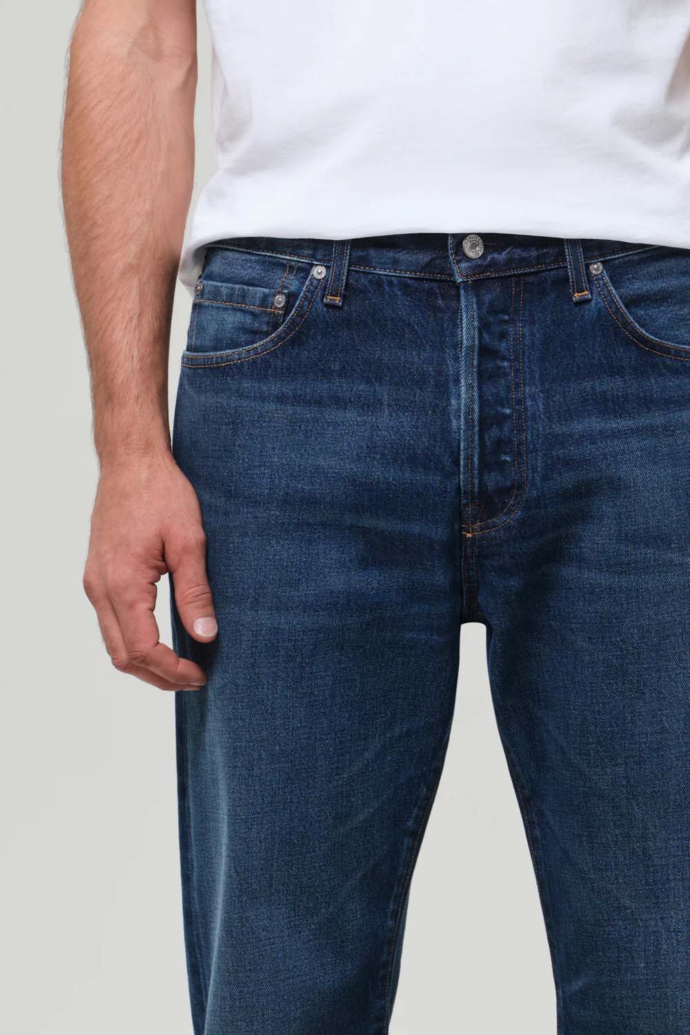citizens of humanity beau relaxed straight vintage dark detail