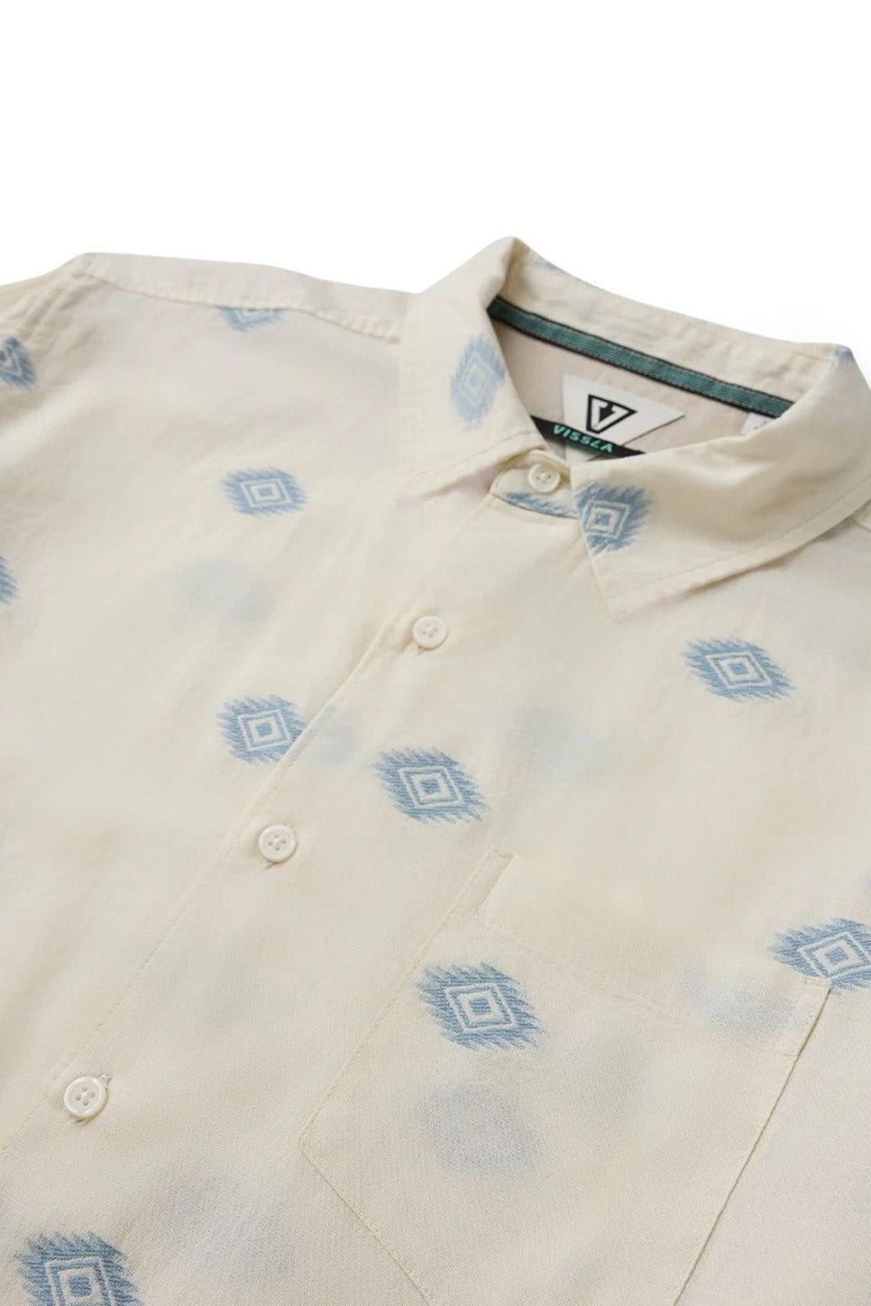 Vissla Cabo Nights Shirt in Vintage White — Detail view