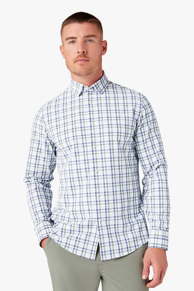 Mizzen + Main - Leeward LS - Sky Coastal Plaid