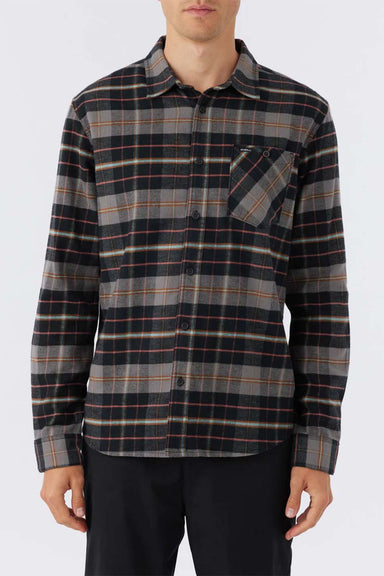 O'Neill - Redmond Stretch Flannel - Black - Front