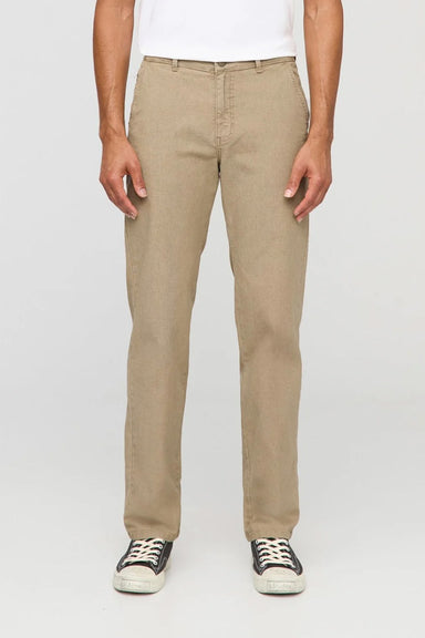 Duer - Stretch Canvas Relaxed Chino - Tan - Front