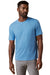 Faherty Sunwashed Pocket Tee in Blue Sea — Front view