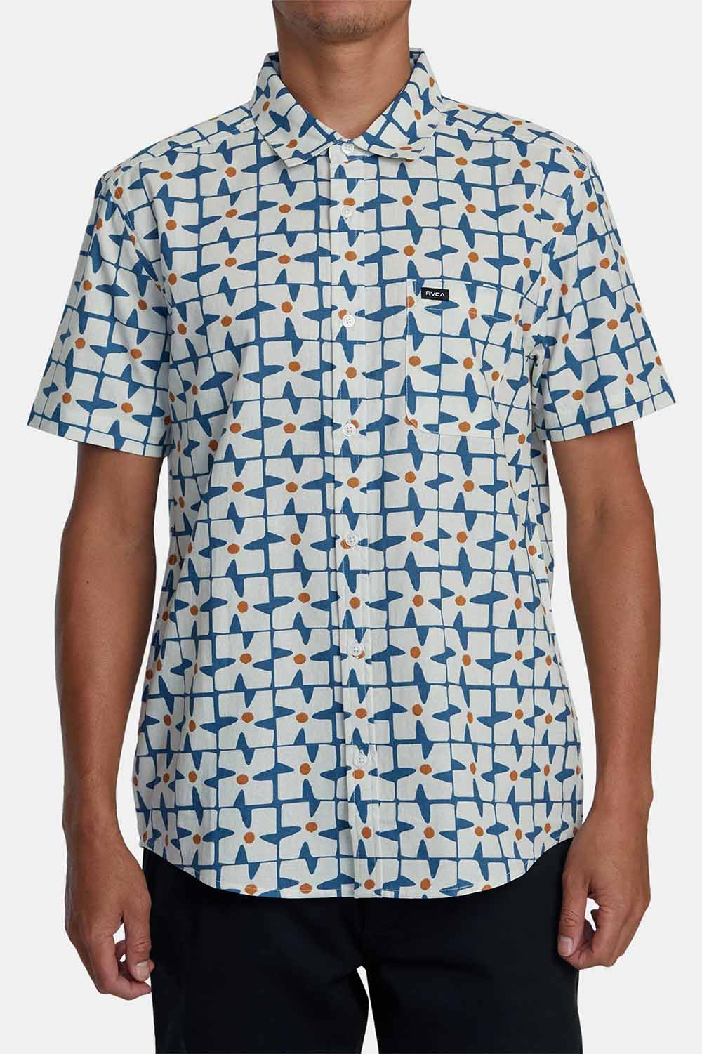 RVCA - Vacationist SS - Cool Blue - Front