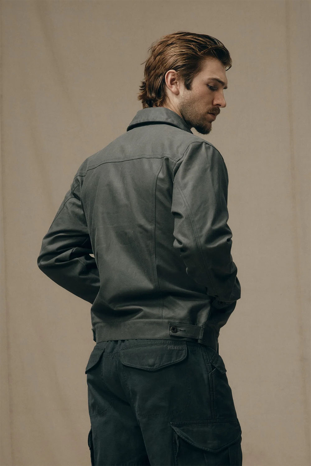 Filson SHORT LINED CRUISER Castor Gray Back