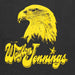 Seager - Waylon Jennings Eagle Tee - Vintage Black - Detail