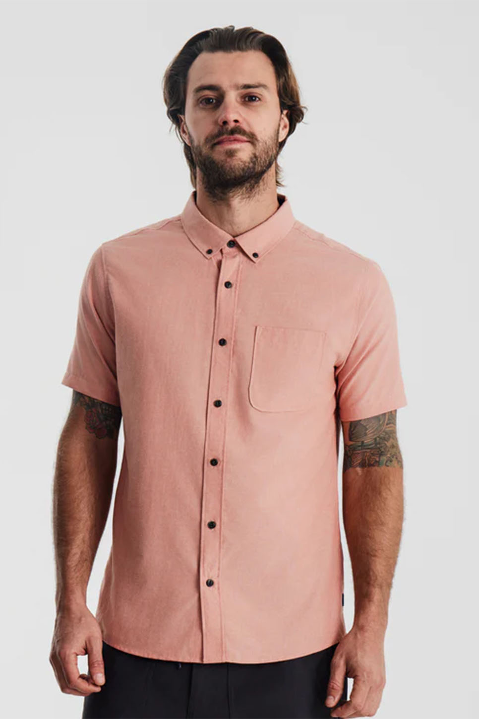 Roark - Scholar Oxford SS - Saffron Red - Front
