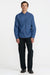 RVCA Denim Days Shirt in Indigo — Full-Body view