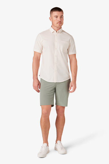 Mizzen + Main - Leeward SS - Peach Triangle Geo - Front