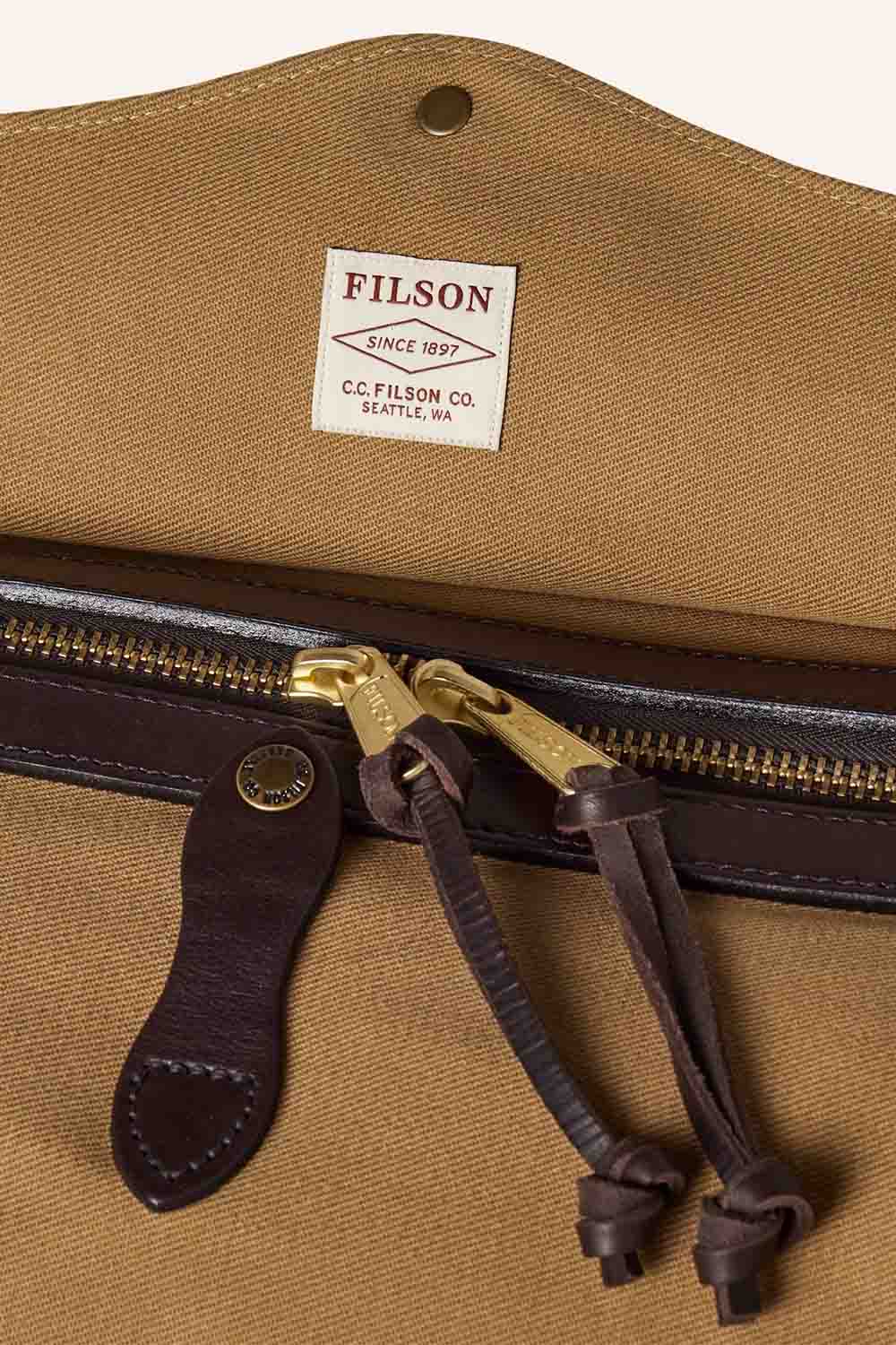 Filson - Medium Duffle Bag - Tan - Zipper