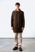 Far Afield - Bell Mac Coat - Dark Brown - Full Body