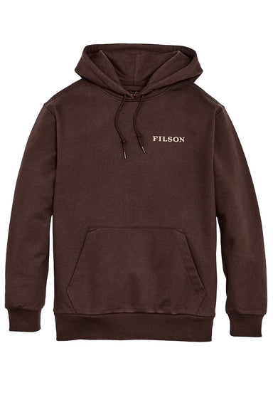 Filson - Prospector Graphic Hoodie - Brown Trout - Front