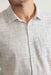 Marine Layer - LS Classic Selvage Shirt - Natural/Black Stripe - Collar