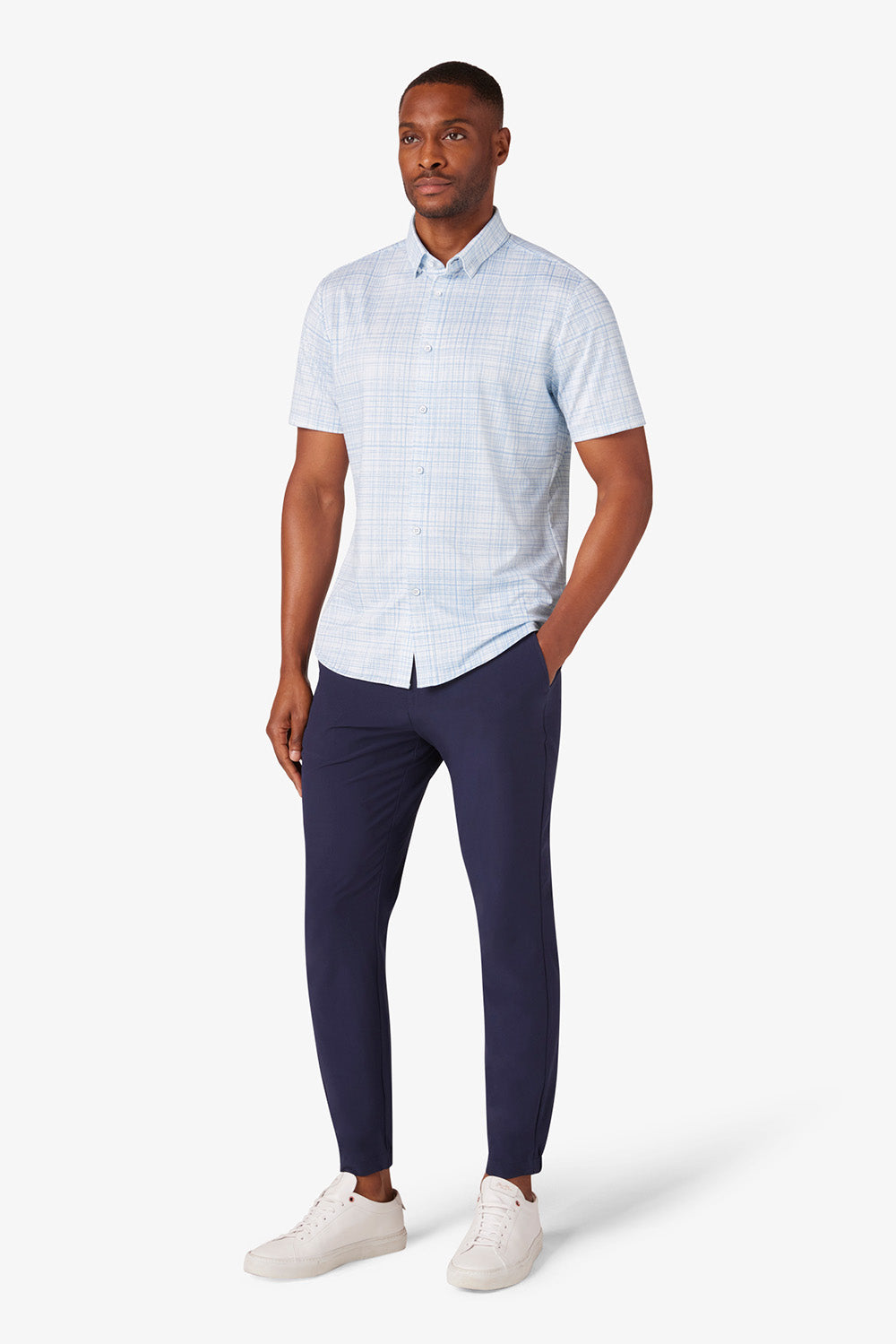 Mizzen + Main - Halyard SS - Carolina Breezy Plaid - Front