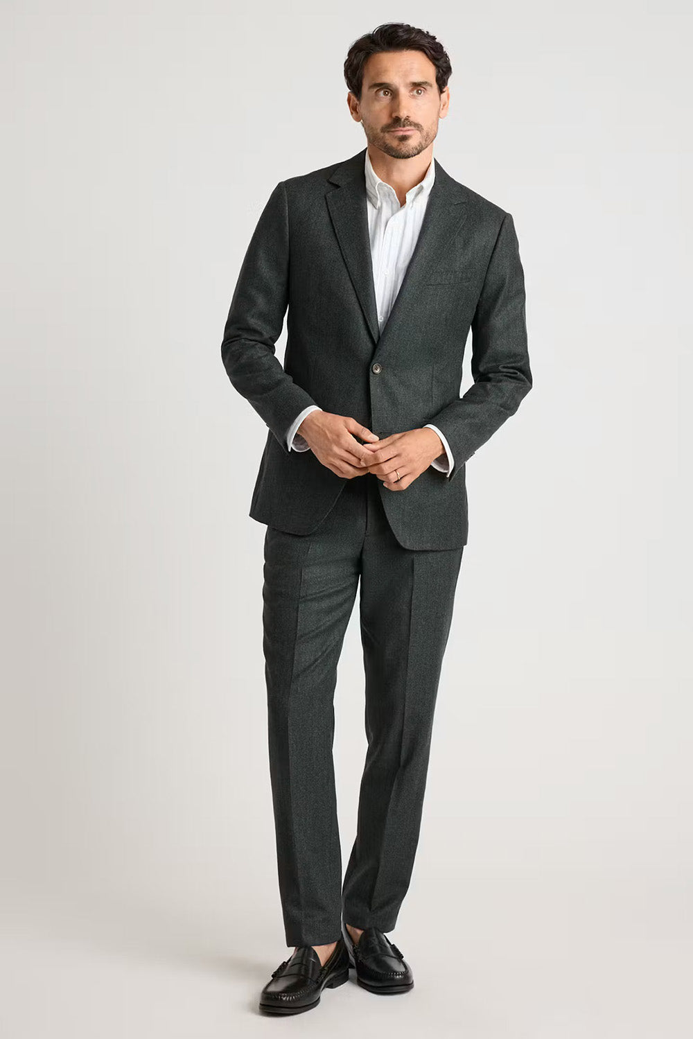 Bonobos - Jetsetter Slim Wool Blazer - Green Nailhead - Full Body