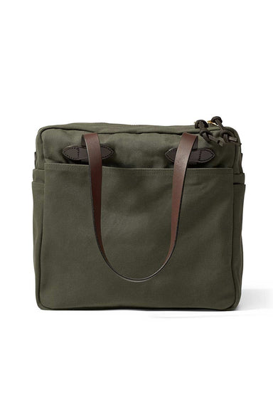 Filson - Tote Bag with Zipper - Otter Green - Front
