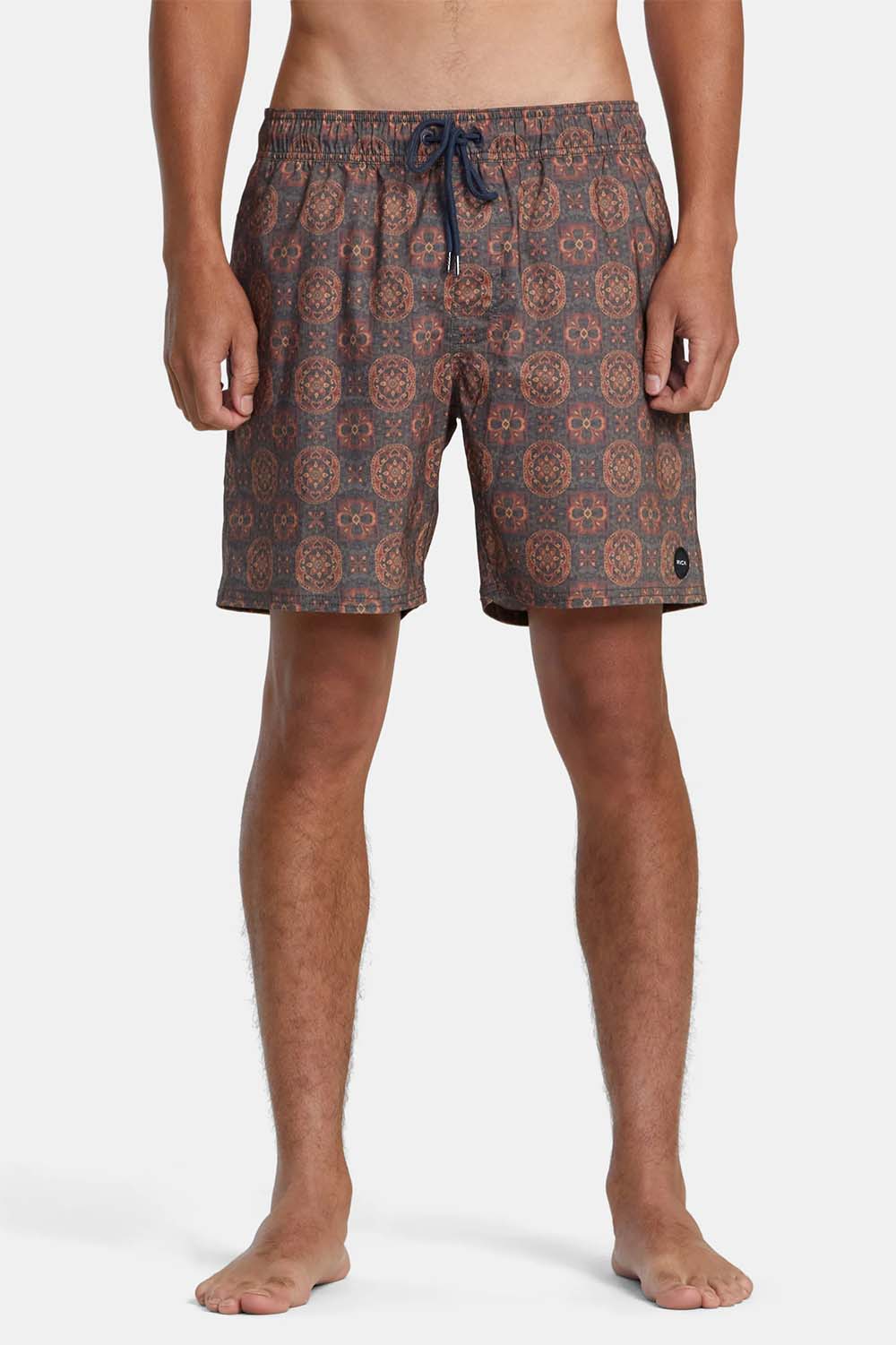 RVCA - Barnes Elastic Short - Red Earth - Front
