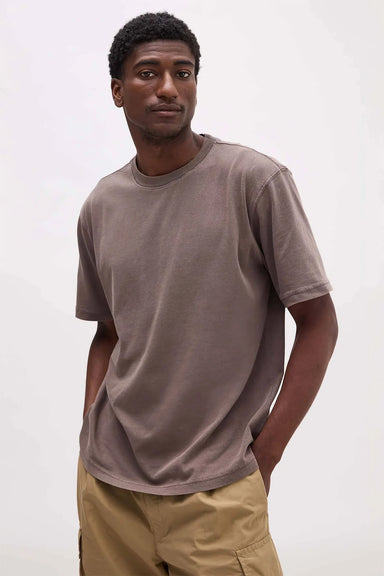 Richer Poorer - Relaxed SS Tee - Mole - Front