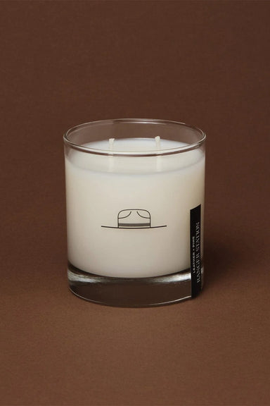 ranger station leather and pine candle