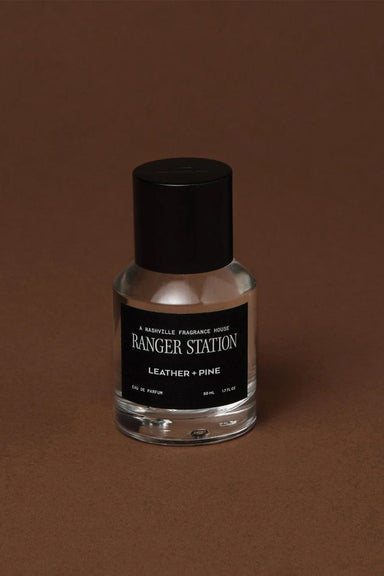 ranger station leather and pine cologne