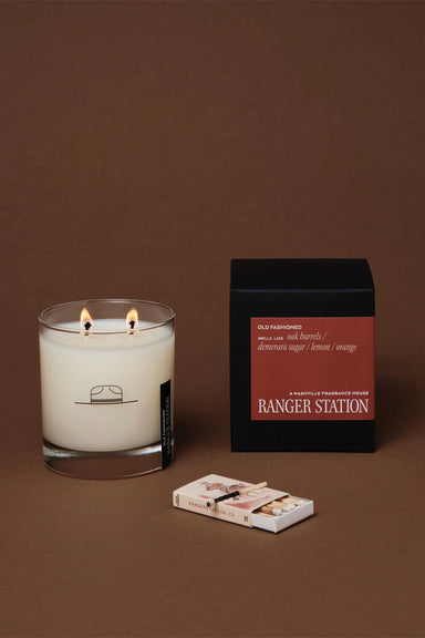 ranger station old fashioned candle package