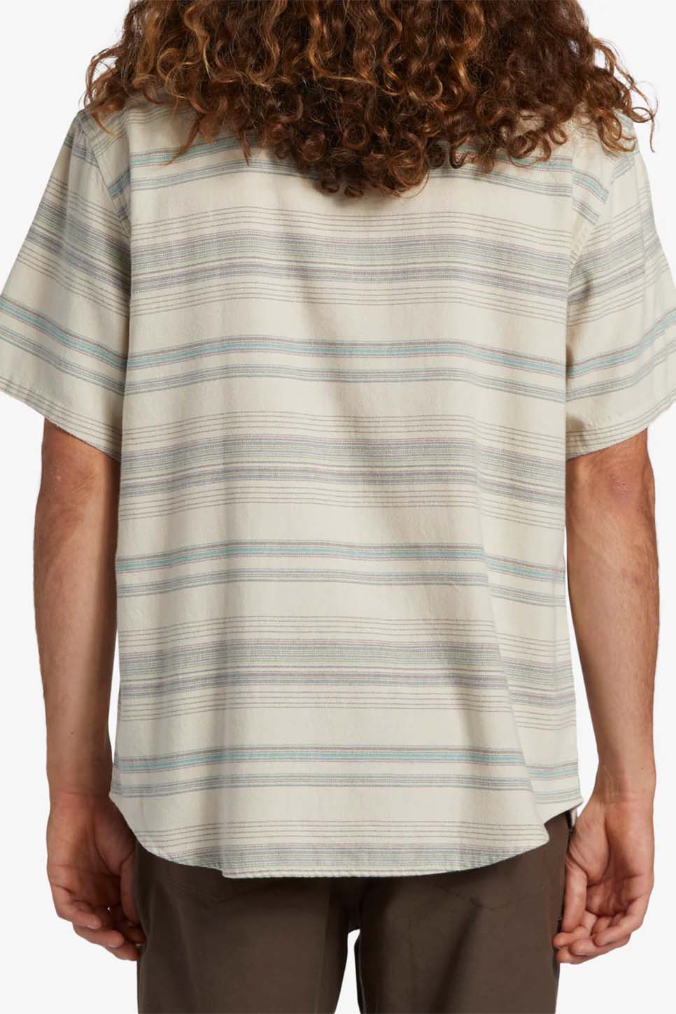 Billabong - All Day Stripe SS - Cream - Back