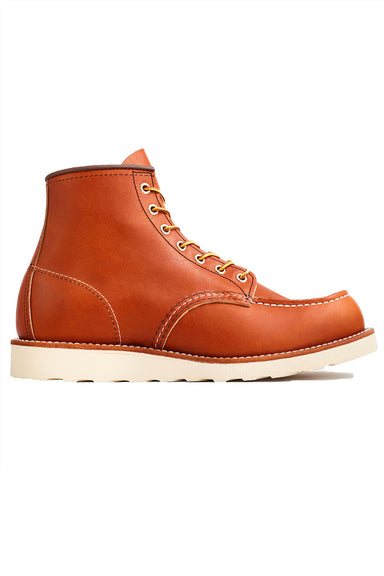 red wing heritage 6 inch moc toe oro legacy side
