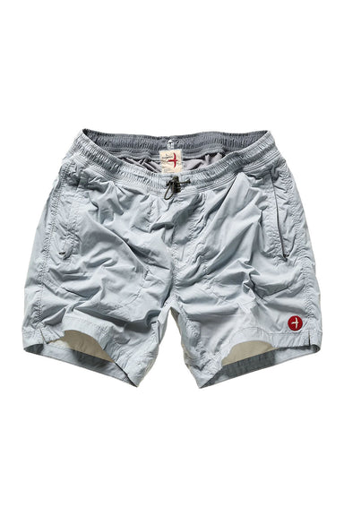 relwen airtex hybrid short 6.5" ghost grey front