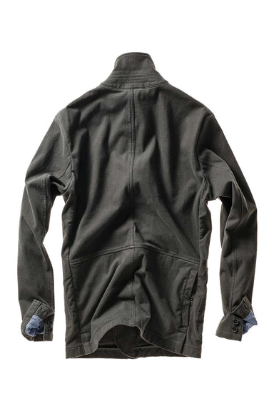 relwen moleskin trap blazer char loden back
