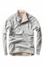 relwen superfleece mock light grey front