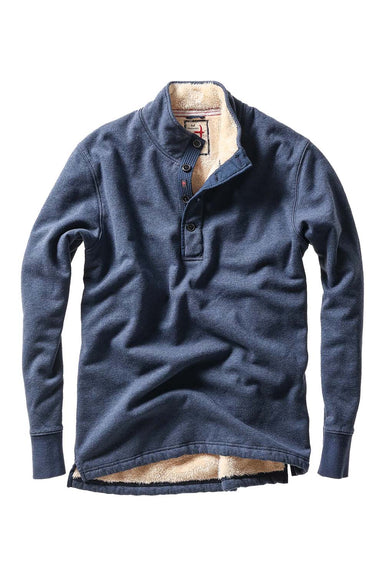 relwen superfleece mock navy front