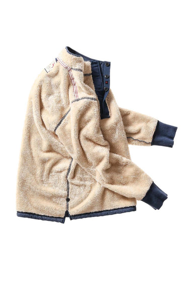 relwen superfleece mock navy inside