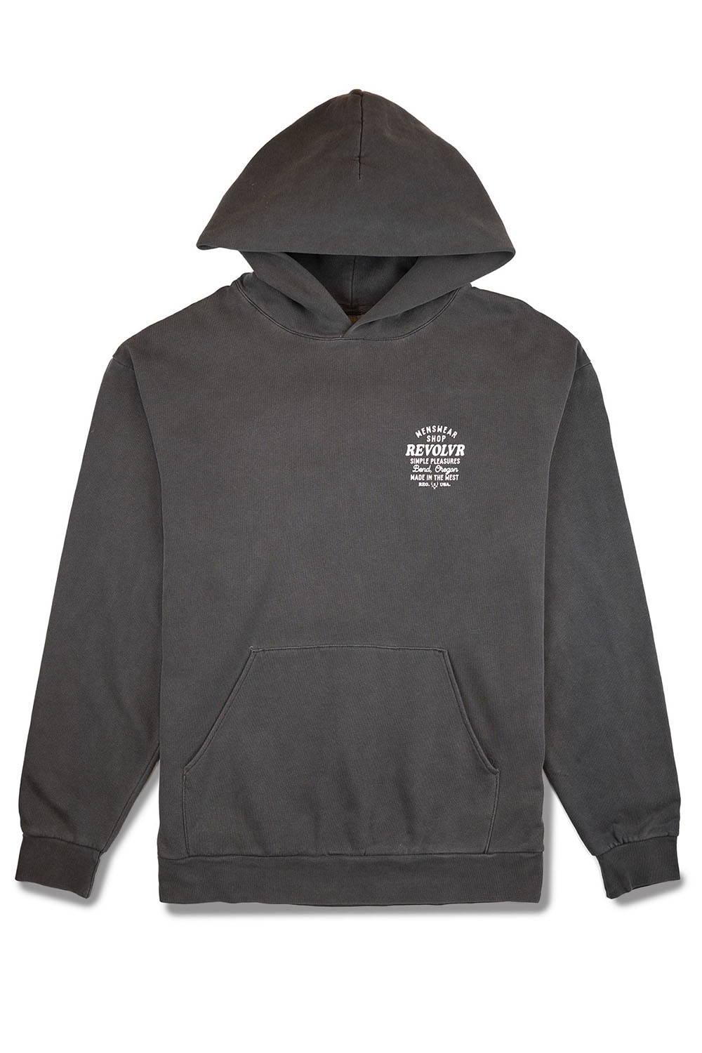 revolvr bend shop hoody vintage black front