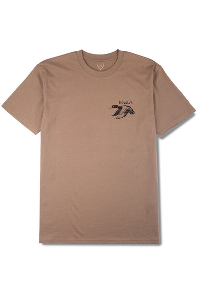 REVOLVR Better Days Tee in Walnut — Front view