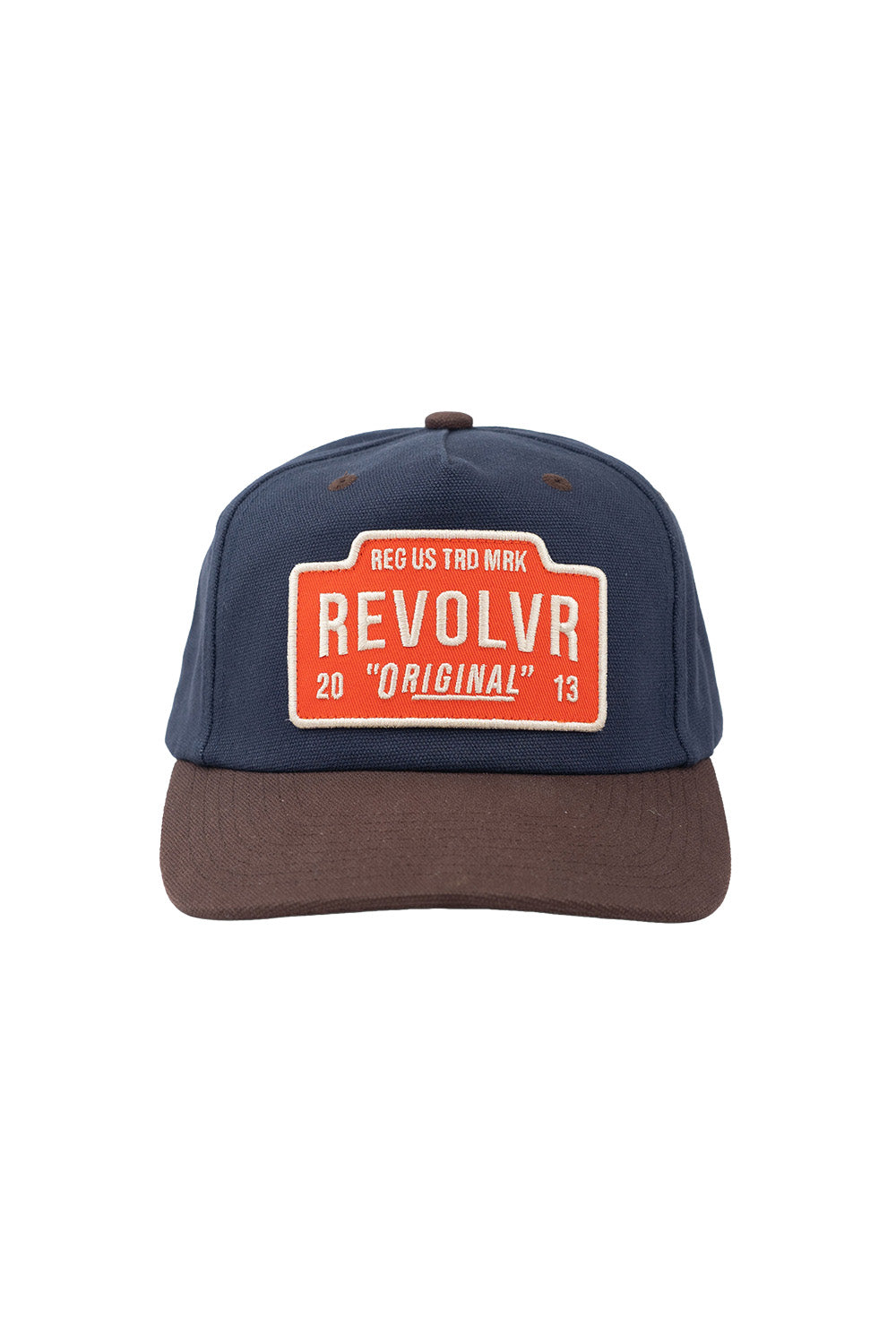 REVOLVR Bravo Hat in Navy — Front view
