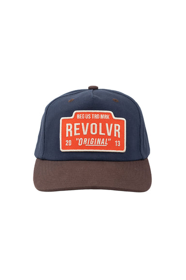 REVOLVR Bravo Hat in Navy — Front view